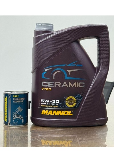 Mannol 5W-30 Ceramic Motor Yağı Ve İtici Ses  Katkısı