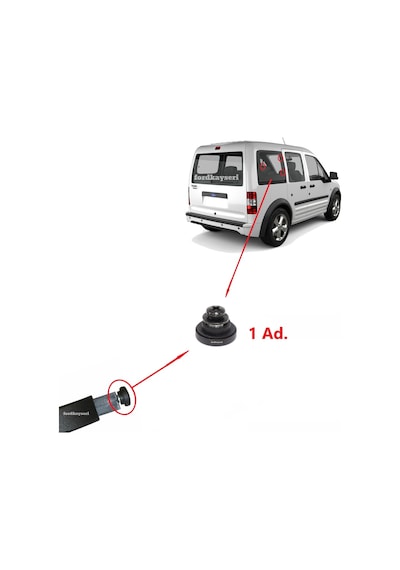 Ford Connect Arka Kelebek Cam Mandal Civatasi 1 Adet 512875745