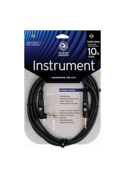 Planet Waves Pwgra10 Gitar Kablosu 10 Inch Mn 1/4ın Inst Cbl Ra