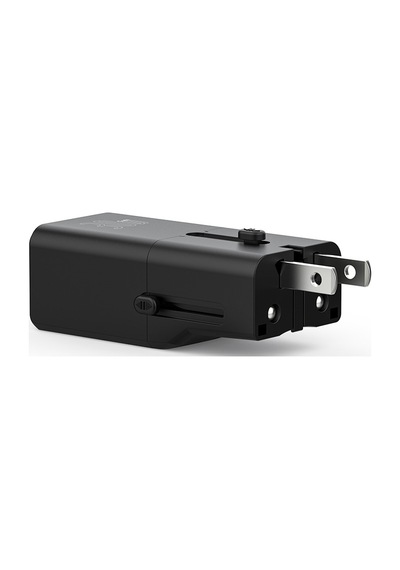 Recci Rcg-p07 Çoklu Universal Us/uk/eu/au Uyumlu Şarj Adaptörü 30w Siyah