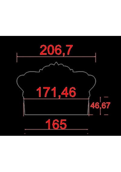 Tdmmobilya Ahşap Yatak Başlık. Cnc Işlemeli Karyola Başlık Tdm Başlık-10001