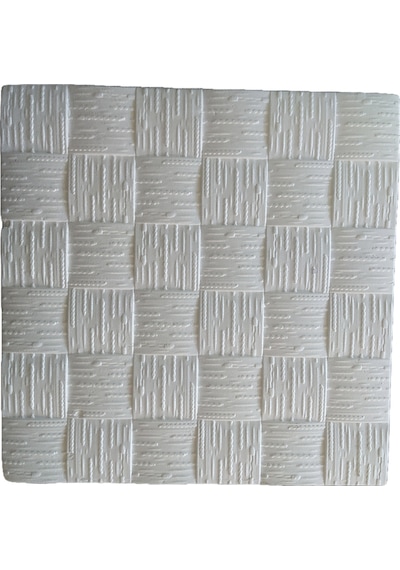 Stropiyer Köpük Tavan Duvar Kaplama Hasır 50x50 Cm 3m2 12 Adet