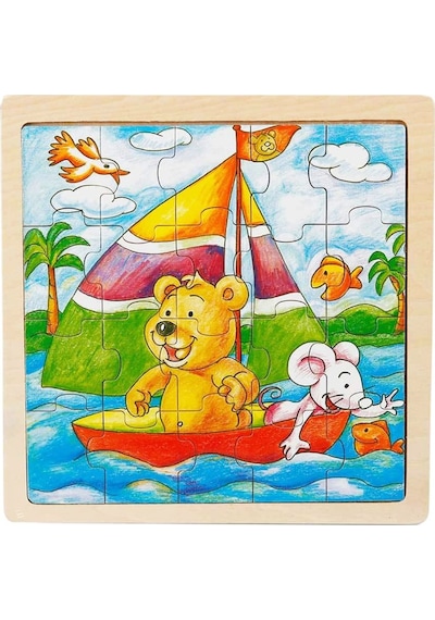20 Parçalık Ahşap Puzzle: Woody Hayvanlar İle Eğlenceli Zamanlar