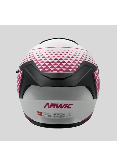 Arwic AR836 Skystar Yarım Ece-R 22.06 Motosiklet Kaskı Pembe