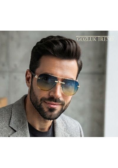Morlin Bron Mbg 2501035 01 58-17-145 Erkek Güneş Gözlüğü Altın - Rose Gold