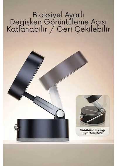 Vakumlu Manyetik Taşınabilir Çok Amaçlı Araç Telefon Tutucu Adt-03 Siyah