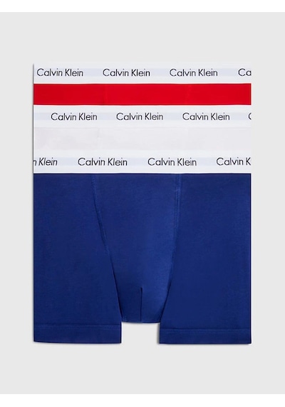 Calvin Klein 3'lü Pack Erkek Lacivert/beyaz/kırmızı Boxer-7791 I03