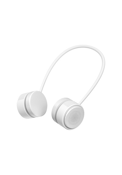 Wiwu Wi-fs014 Twins Neck Taşınabilir Şarjlı Boyun Askılı Fan Beyaz