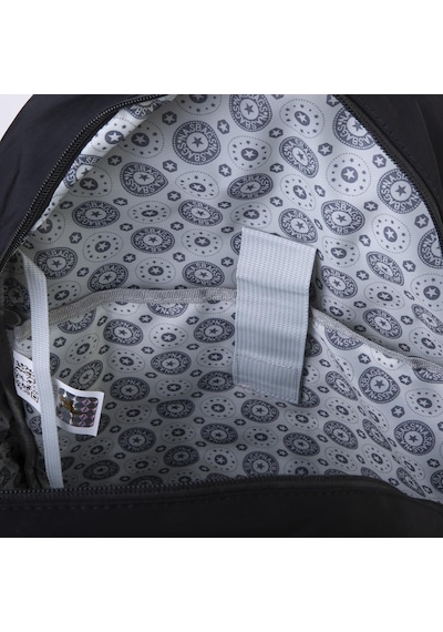 Nas Bag Unisex Büyük Boy Sırt Çantası Çok Gözlü Okul Çantası Siyah Siyah