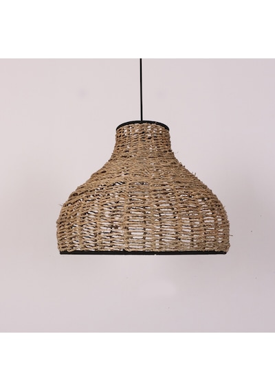 Beren Doğal 40x30 Cm. Deniz Sazı Avize Bej