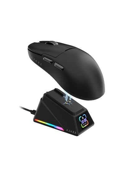 Aj159 Apex 8k Oyun Mouse, 3 Modlu Tft Ekranlı Manyetik Şarj İstasyonu,paw3950 Sensör, 56 Gram Diğer