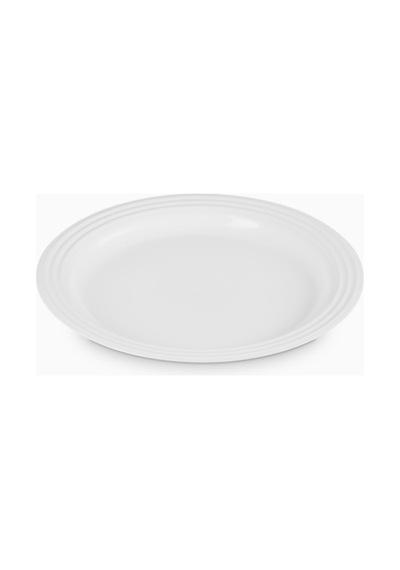 Le Creuset Klasik Dayanıklı Tasarım Seramik Yemek Tabağı 27 Cm Beyaz