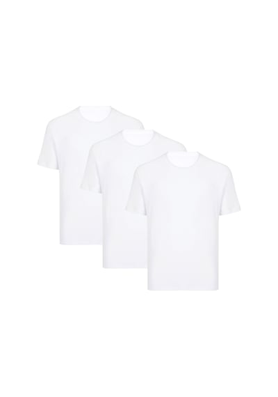 Thermoform Bambu Erkek Bisiklet Yaka Tişört Kısa Kollu Fanila Atlet Beyaz 3'lü Paket Çok Renkli Thermoform Bambu Erkek Bisiklet Yaka Tişört Kısa Kollu Fanila Atlet Beyaz 3'lü Paket Çok Renkli
