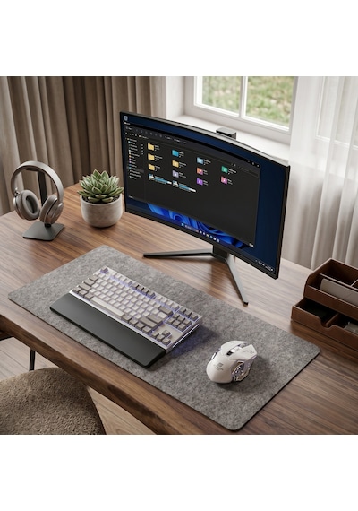 Rgb Gaming Kablosuz Mouse Beyaz Şarjlı, 2.4g Hız, 2400 Dpı Hassas Optik Sensör, Sağ Ve Sol El Uyumlu Diğer