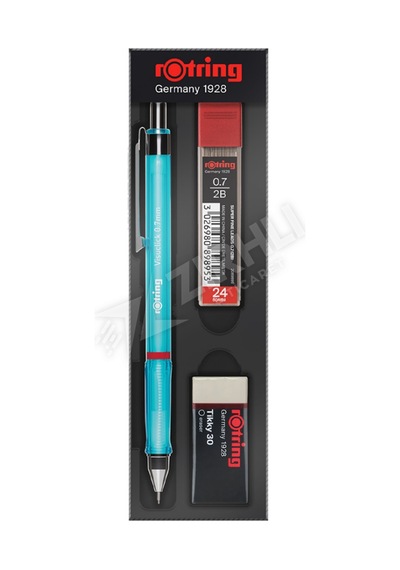 5 Adet Rotring Visuclick Min Silgi Okul Seti 07 Mm Mavi Çok Renkli
