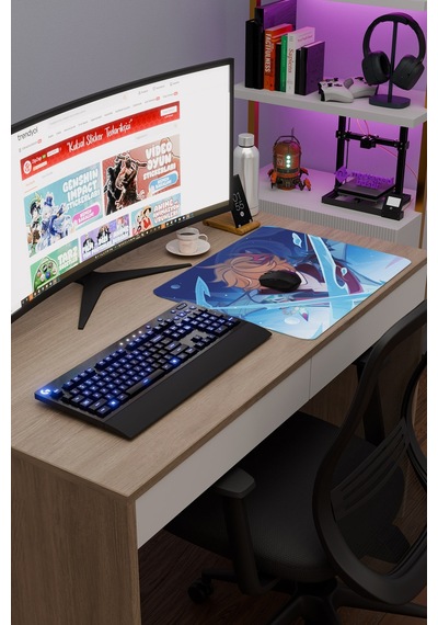 Childe Genshin Impact Anime Gacha V1 - 48x40 Xl Gaming Mouse Pad Fare Altlığı