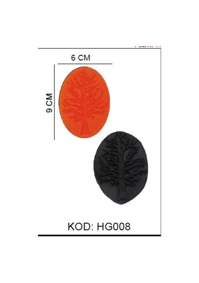 Silikon Kalıp Yaprak Hg-008 Turuncu