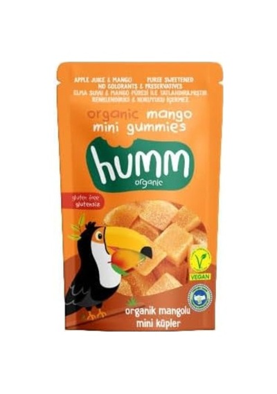 Organik Glutensiz Vegan Mangolu Mini Küpler - 30g Diğer