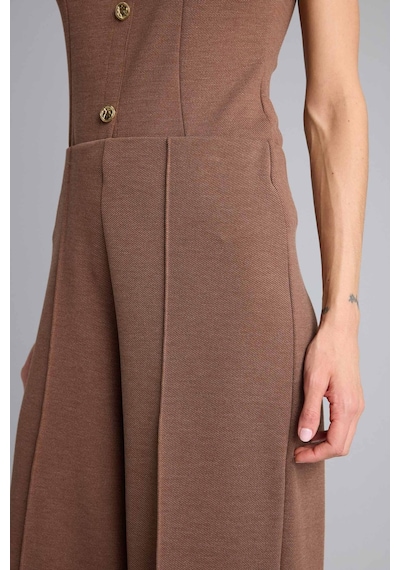 Defacto Wıde Leg Pantolon H5403ax26spbn271 Kahve-bn271
