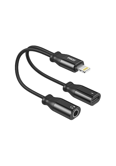 Phixi Basic CA115 Ligthning To Lightning Ve 3.5 MM Jack Çevirici Kablo-241