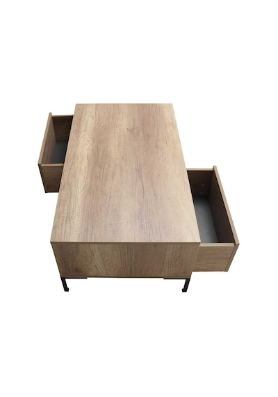 Cube Dikdörtgen Orta Sehpa-açık Ceviz Tori 103x42x60 Cm Gxyxd