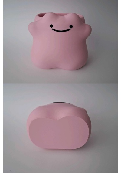 Cute Ditto Kalemlik Kız Çocuk Odası Dekoratif Masa Üstü Kalemlik Pembe