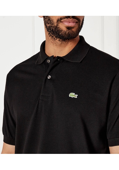 Lacoste Erkek Klasik Pike Kumaş Polo T-shirt Siyah