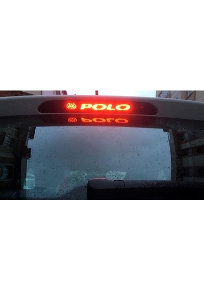 Vw Polo Karbon Arka Fren Stop Lambası Sticker 2010-2017