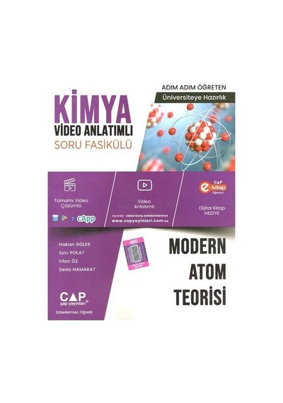 2025 Çap Kimya Modern Atom Teorisi Konu Anlatımlı Soru Bankası