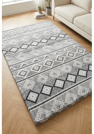 Lastikli Kadife Halı Örtüsü 200 x 300