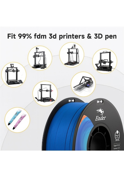 Creality Ender Pla+ Filament Koyu Mavi 1.75mm 1kg - Urhanshop Gönderimli