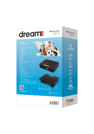 Dreamstar Master Plus Ip Hd Liunx Uydu Alıcısı Çanaksız ve Çanak Antenli