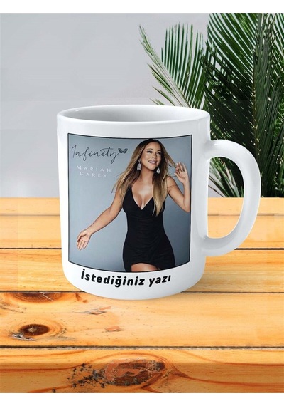 Mariah Carey Baskılı Kupa Bardak Kişiye Özel Desen 5 Çok Renkli