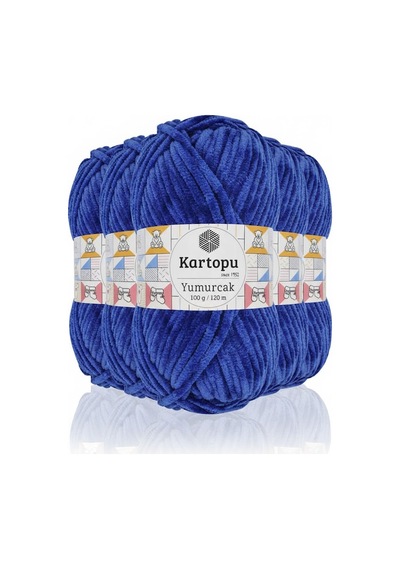 5 Adet Sp-kartopu,yumurcak K0524 Saks Mavi 100 Gr 120 Mt