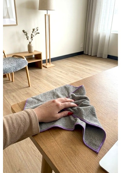 Myclean 2'li İz Bırakmayan Mikrofiber Cam Bezi 30x40cm Diğer