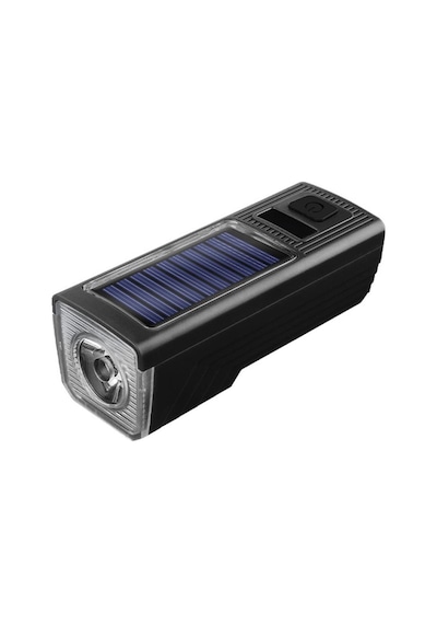 1000 Lümen 5 Modlu Su Geçirmez Solar Güneş Enerjili Usb Şarjlı Bisiklet Farı 001