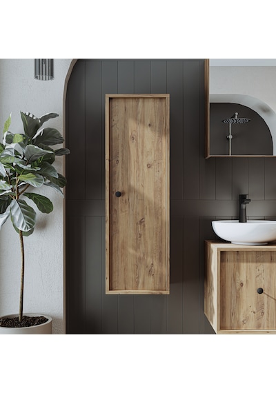 Banyo Dolabı Mat Mdf 110 X 35 Cm Banyo Boy Dolabı Atlantik Atlantik Çam Banyo Dolabı Mat Mdf 110 X 35 Cm Banyo Boy Dolabı Atlantik Atlantik Çam