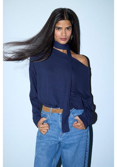 Defacto Loose Fit Kayık Yaka Tişört G7863AX26SP