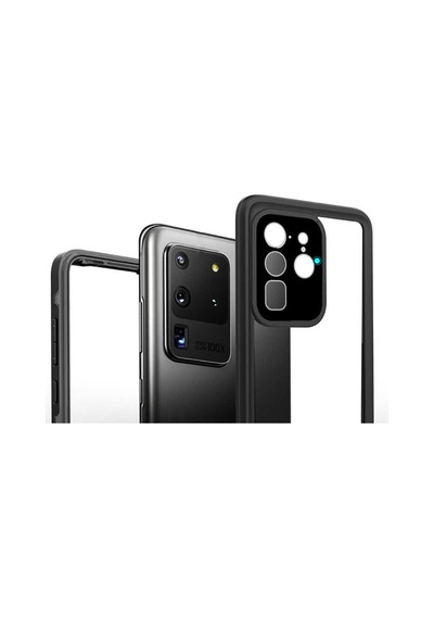 Samsung Galaxy Uyumlu S20 Ultra Kılıf 360 Koruma Su Geçirmez Toz Geçirmez Kapak Su