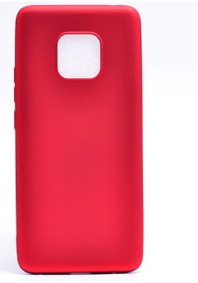 Huawei Mate 20 Pro Kılıf Esnek Yapılı İnce Slim Silikon Kapak Ryc/premier Kirmizi