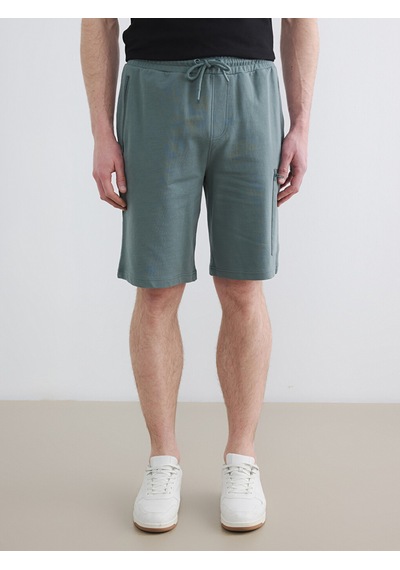 Lcwaıkıkı Classic Yeşil Regular Fit Erkek Kargo Şort