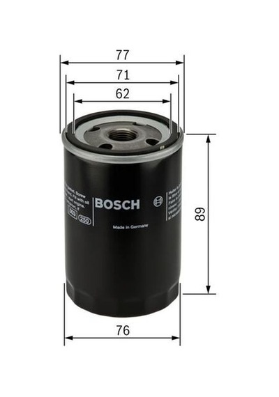 Bosch 0451103227 Yağ Filtresi Ford Fiesta Iv 1.8 D. Mondeo Iı1.7 1039020