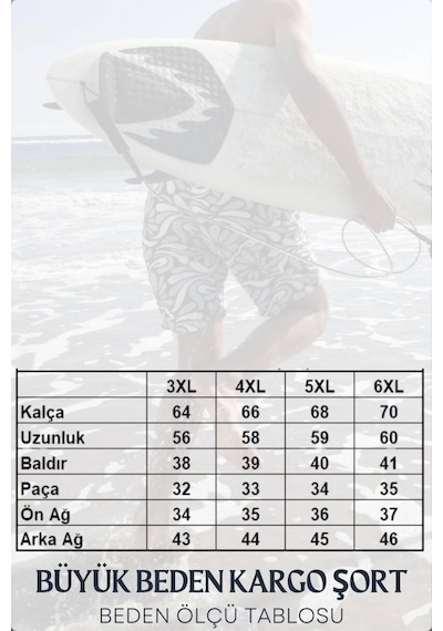 Miami Beach Siyah Kargo Cepli Uzun Model Su İtici Özellikli Düz Renk Erkek Plaj Deniz Şort - 444-siyah 001