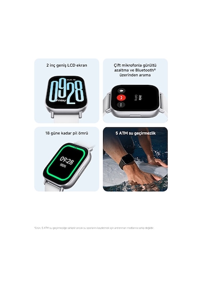 Xiaomi Redmi Watch 5 Active Akıllı Saat (Xiaomi Türkiye Garantili)