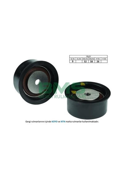 BMS 15 Eksantrik Gergi Rulmanı Küçük Astra F-G-Vectra B-Corsa B-Tıgra-Combo-Zafira 1.4İ 16V-1.6İ 16V-1.8İ