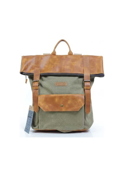 Old Cotton Cargo Gds Cahuilla Bag Deri Kapaklı Sırt Çantası Camel