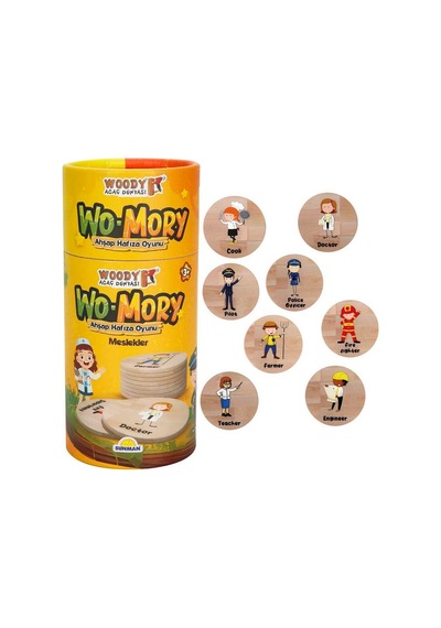Woody Wo-mory Ahşap Hafıza Oyunu