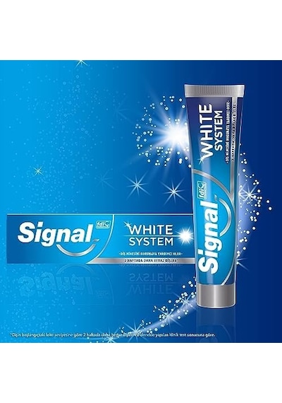 White System Diş Macunu Original 2 Haftada Daha Beyaz Dişler 75 Ml