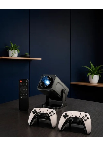 Astraltech Çift Kollu Game Box Projeksiyon Cihazı Android Tv Kumandalı