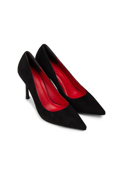 Deery Kadın Siyah Süet Stiletto Topuklu Ayakkabı - P4539zsyhm03 siyah